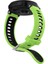 Garmin Forerunner 735XT 220, 230, 235, 620, 630 Silikon Saat Kayışı Gümüş Tokalı Yaylı Çubuklu Kayış - Yeşil/siyah (Yurt Dışından) 3