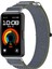 Huawei Band 10/band 10 Nfc/band 9/band 9 Nfc/band 8/band 8 Nfc Kayış Naylon Spor Döngü Saat Kayışları - Yeşil + Gri (Yurt Dışından) 5