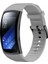 Samsung Galaxy Gear Fit2 Pro-Grey Için Dikey Çizgili Tahıl Silikon Akıllı Saat Kayışı Değişimi [küçük Boy] (Yurt Dışından) 2