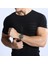 Huawei Watch Gt 2 42MM Için 20MM Hakiki Deri + Silikon Hibrit Saat Kayışı Siyah Tokalı - Kahve (Yurt Dışından) 5