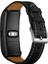 Huawei Talkband B5/b3 Active/b2 Active Için Akıllı Saat Kayışı Hakiki Inek Derisi 18 mm Sivri Başlıklı Kayış - Siyah (Yurt Dışından) 2