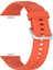 Huawei Watch Fit 3 Saat Bandı Için Kalebol Yumuşak Silikon Ayarlanabilir Bilek Kayışı - Turuncu (Yurt Dışından) 2