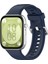 Huawei Watch Fit 3 Saat Bandı Için Kalebol Yumuşak Silikon Ayarlanabilir Bilek Kayışı - Gece Mavisi (Yurt Dışından) 4