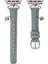 Apple Watch Series 10 42MM/9 8 7 41MM/SE (2023) Se (2022) Se 6 5 4 40MM/3 2 1 38MM Kot Kumaş Bant Kalp Kolye Kayışı - Eskitilmiş Renk/gümüş Toka (Yurt Dışından) 1