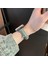 Apple Watch Series 10 42MM/9 8 7 41MM/SE (2023) Se (2022) Se 6 5 4 40MM/3 2 1 38MM Kot Kumaş Bant Kalp Kolye Kayışı - Eskitilmiş Renk/gümüş Toka (Yurt Dışından) 4