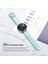 Samsung Galaxy Watch 42MM Için 20MM Hakiki Deri Akıllı Saat Yedek Kayışı - Bebek Mavisi (Yurt Dışından) 5
