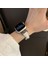 Apple Watch Series 10 42MM/9 8 7 41MM/SE (2023) Se (2022) Se 6 5 4 40MM/3 2 1 38MM Kot Kumaş Bant Kalp Kolye Kayışı-Beyaz (Yurt Dışından) 3