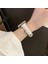 Apple Watch Series 10 42MM/9 8 7 41MM/SE (2023) Se (2022) Se 6 5 4 40MM/3 2 1 38MM Kot Kumaş Bant Kalp Kolye Kayışı-Beyaz (Yurt Dışından) 4