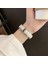 Apple Watch Series 10 42MM/9 8 7 41MM/SE (2023) Se (2022) Se 6 5 4 40MM/3 2 1 38MM Kot Kumaş Bant Kalp Kolye Kayışı-Beyaz (Yurt Dışından) 5