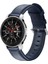 Samsung Galaxy Watch 42MM Için 20MM Hakiki Deri Akıllı Saat Yedek Kayışı - Koyu Mavi (Yurt Dışından) 1