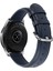 Samsung Galaxy Watch 42MM Için 20MM Hakiki Deri Akıllı Saat Yedek Kayışı - Koyu Mavi (Yurt Dışından) 2