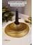 Şamdan Mumluk Dekoratif Mumluk Tealight Mumluk Altın Renk Model 42 8