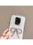 Xiaomi Redmi Note 9s Uyumlu Kılıf Zebana Bow Silikon Kılıf Şeffaf 2