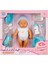 Bebelou Bebek Seti Bakım Zamanı Sesli Gülen Ağlayan 32 cm 38239 Pembe 2