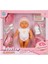 Bebelou Bebek Seti Bakım Zamanı Sesli Gülen Ağlayan 32 cm 38239 Pembe 5