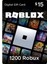 Gift Card 1200 Robux 1
