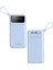 10.000 Mah Dijital Göstergeli Kendinden Kablolu Powerbank Mavi PB-120 1