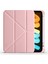 Apple iPad Mini 7 A17 Pro (2024) Yatay ve Dikey Standlı Antişok Köşe Korumalı Kalemlikli Origami Slikon Kılıf 2