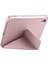 Apple iPad Mini 7 A17 Pro (2024) Yatay ve Dikey Standlı Antişok Köşe Korumalı Kalemlikli Origami Slikon Kılıf 4