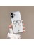 Apple iPhone 16 Uyumlu Kılıf Zebana Bow Silikon Kılıf Şeffaf 1