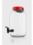 Macro 5000 ml Kırmızı Kapaklı Musluklu Cam Kavanoz 131002 1