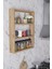 3 Katlı Duvar Rafı 43×60 cm – Mutfak Baharatlık & Kupa Düzenleyici, Banyo ve Salon Dekor Rafı 3