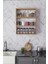 3 Katlı Duvar Rafı 43×60 cm – Mutfak Baharatlık & Kupa Düzenleyici, Banyo ve Salon Dekor Rafı 4