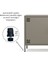 Tv Ünitesi, Tv Dolabı,2 Kapaklı Dolap 100,50 x 40 x 64,50 cm 5