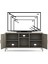Pera Tv Ünitesi, Tv Dolabı,2 Kapaklı, Açık Raflı 130,50 x 40 x 64,50 cm 4
