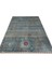 Nepal Zr 15 Yün Viskon Tensel Aqua Multy Otantik Modern Uşak Desenli Halı 3