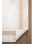 Cotto Cool CL004S Çerçeveli Desen Krem Akrilik Pamuk Tabanlı Salon Koridor Oturma Yatak Odası Halısı 5