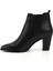 Kadın Siyah Topuklu Hakiki Deri Chelsea Bot 3