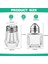 Mini Tuz ve Biber Shakers Temiz Baharatlar Shakers Tiny Spice Shakers Şeffaf Baharat Sarmalayıcıları Gümüş (Yurt Dışından) 3