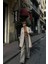 Mottisfashion Trench Kısa Şanel Boy - Taş 7