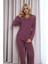 Kadın Viskon Önü Düğmeli Pijama Takım C840-243 1