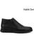 Erkek Siyah Fermuarlı Kauçuk Taban Hakiki Deri Bot 1