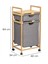 Bambu 2 Çekmeceli Çok Amaçlı Banyo Düzenleyici Çamaşır Sepeti Organizer 3