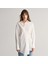 Kadın Beyaz Oversize Fit Klasik Yaka Gömlek 1