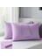 Mor Yastık Kılıfı Pamuk Kumaş Kapaklı (2 Adet) 50 x 70 cm 2