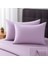 Mor Yastık Kılıfı Pamuk Kumaş Kapaklı (2 Adet) 50 x 70 cm 3