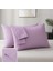 Mor Yastık Kılıfı Pamuk Kumaş Kapaklı (2 Adet) 50 x 70 cm 4
