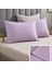 Mor Yastık Kılıfı Pamuk Kumaş Kapaklı (2 Adet) 50 x 70 cm 5