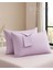 Mor Yastık Kılıfı Pamuk Kumaş Kapaklı (2 Adet) 50 x 70 cm 1