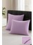 Mor Yastık Kılıfı Pamuk Kumaş Kapaklı (2 Adet) 50 x 70 cm 6