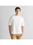 Erkek Krem Orijinal Fit Bisiklet Yaka Logolu T-Shirt 1