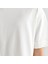 Erkek Krem Orijinal Fit Bisiklet Yaka Logolu T-Shirt 5