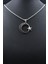 Ay Yıldızlı - Ay Yıldız 925 Ayar Gümüş Kolye Kral Zincir 2mm 902166 4