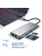 WW-9 Macbook Uyumlu Type-C To USB 3.0 4K HDMI Ethernet RJ45 VGA Sd Tf Kart Pd Aux 9 Port Çevirici Hub Adaptör 5