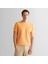 Erkek Turuncu Slim Fit Bisiklet Yaka T-Shirt 1
