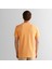 Erkek Turuncu Slim Fit Bisiklet Yaka T-Shirt 2
